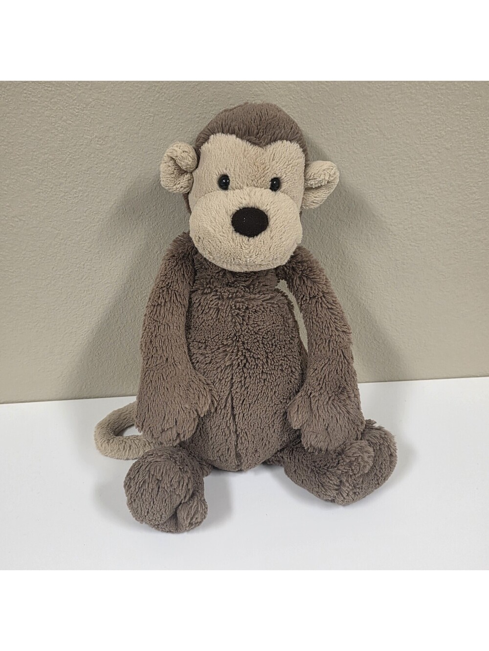 Jellycat Bashful Monkey Plush Medium 12" Retire HTF Jellycat London